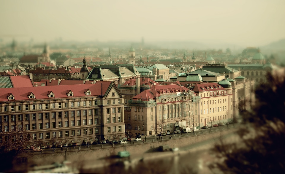 European cities architecture