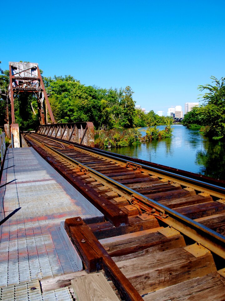 Train tracks path