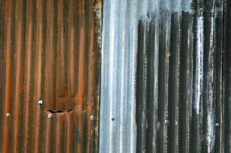 Colors metal rusty