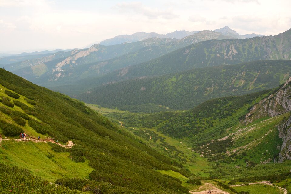 Polish tatras climbing landscape