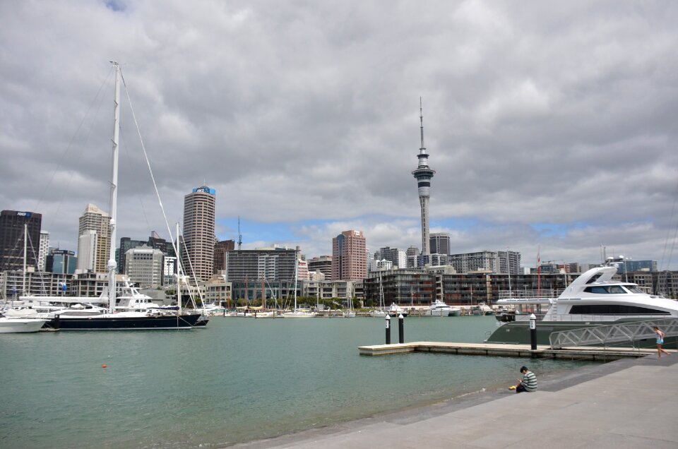 Auckland port city