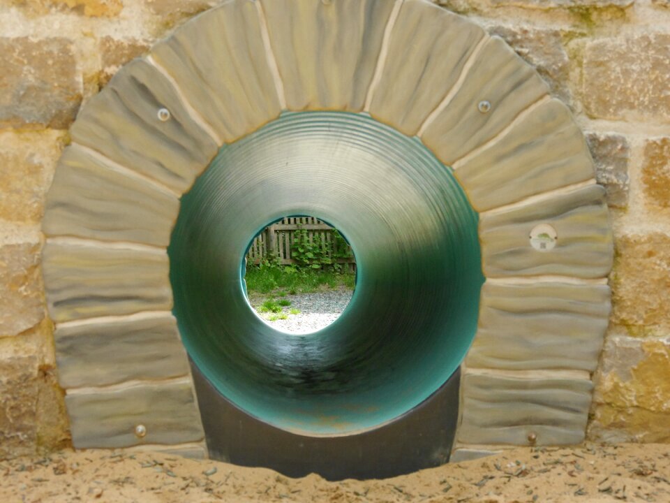 Tube passage round