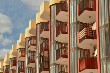Architecture balcony flat