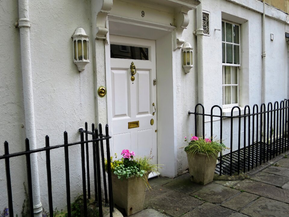 Bath in england typical english building