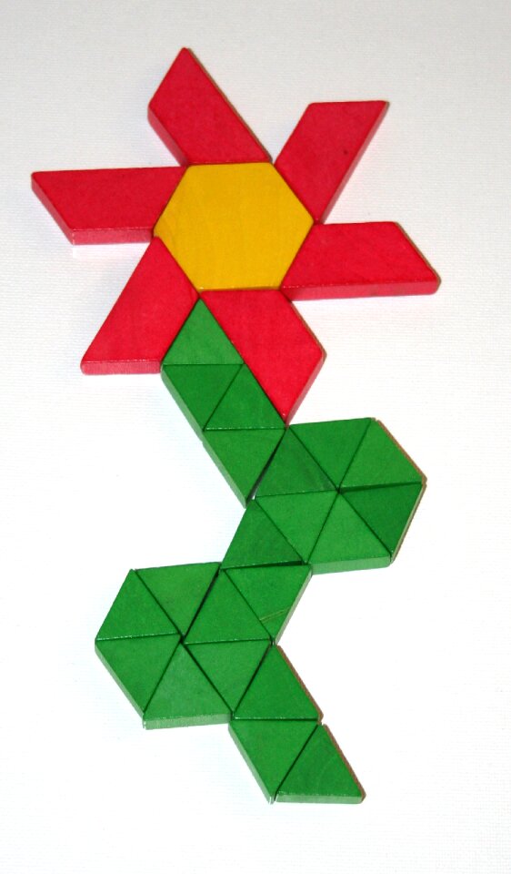 Hexagon triangle trapezoid