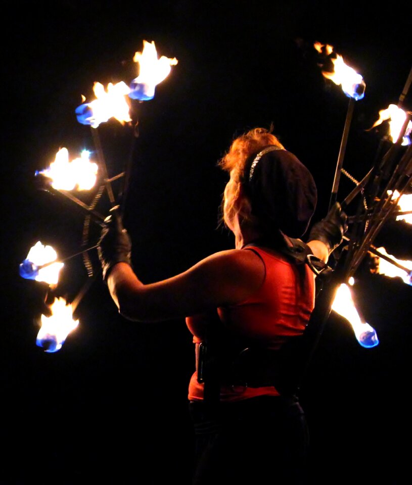 Fire flame artfully