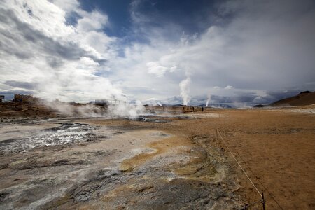 Boiling mud myvatn