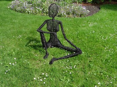 Seated figure nancy relaxation