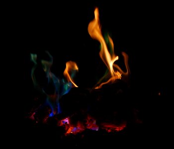 Color surreal flamen