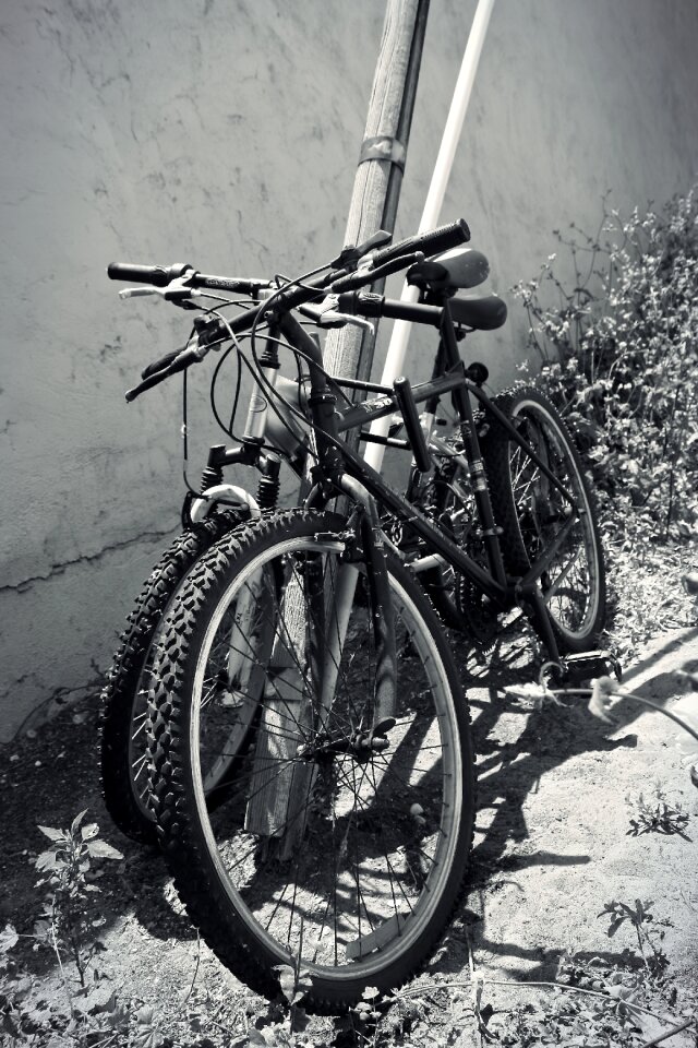 Wheel shadows wall