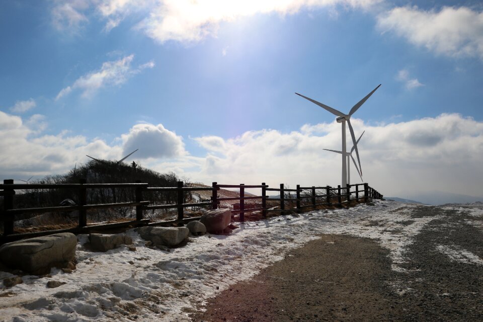 Winter landscape china