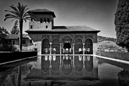 Water reflection moorish