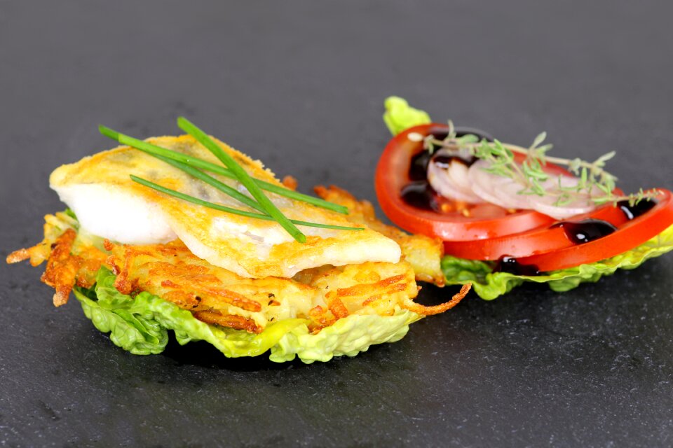 Fish dish tater tots dine