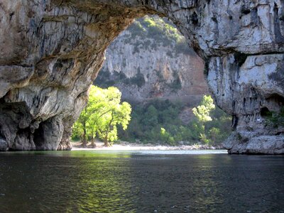 Rocks water courses vallon pont d arc