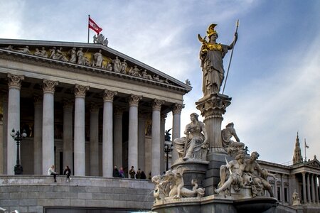 Austria monument parliament