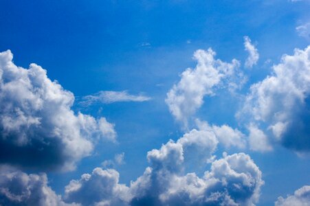 Sunny blue sky blue sky clouds