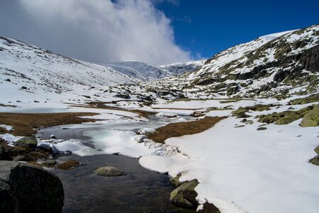 Snow nature landscape