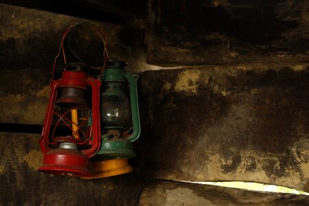 Antique fuel glass