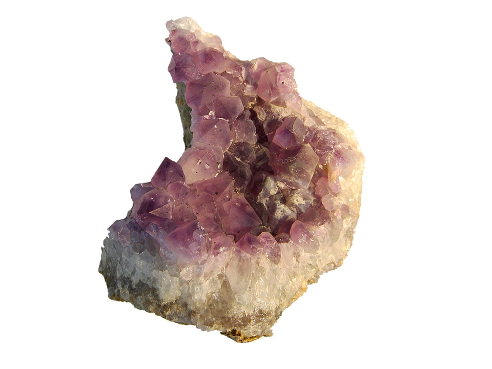 Violet gem minerals