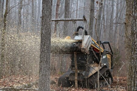Shredders forestry machine