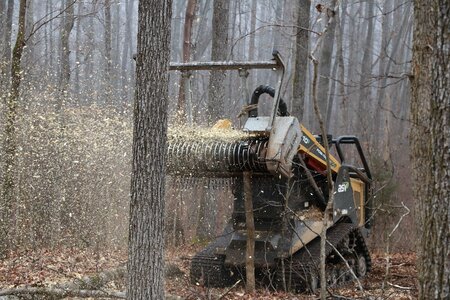 Shredders forestry machine photo