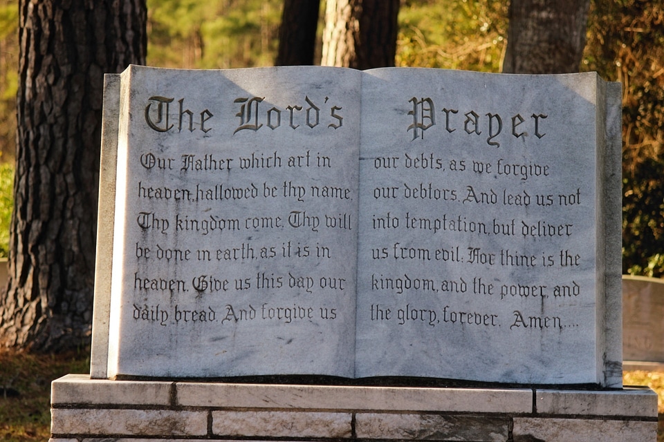 Nature cemetery grave site