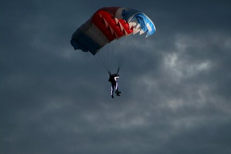 Float sky blue photo