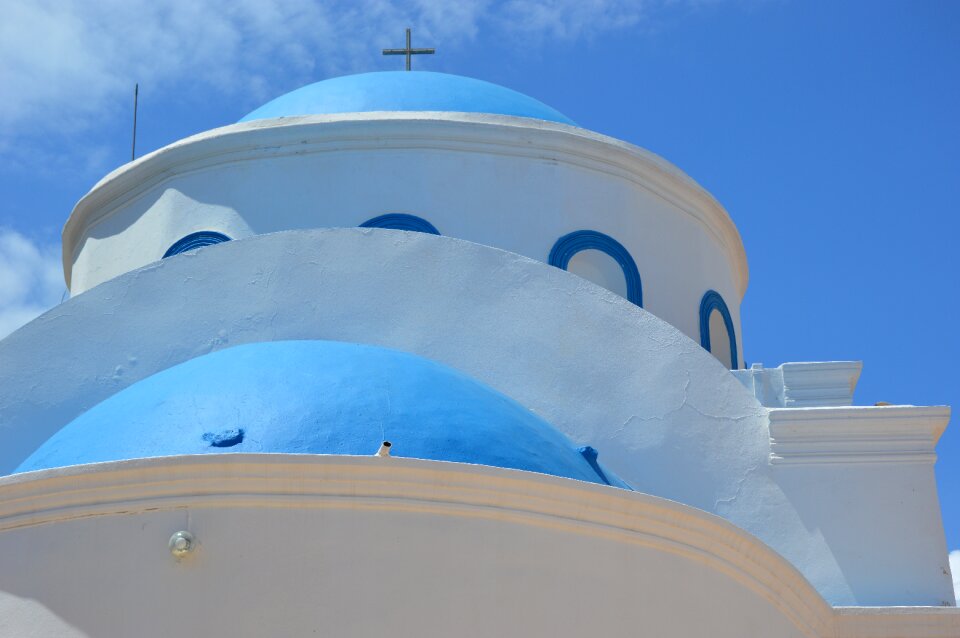 Greece blue white