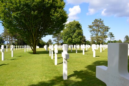 Second world war soldiers cemetery photo