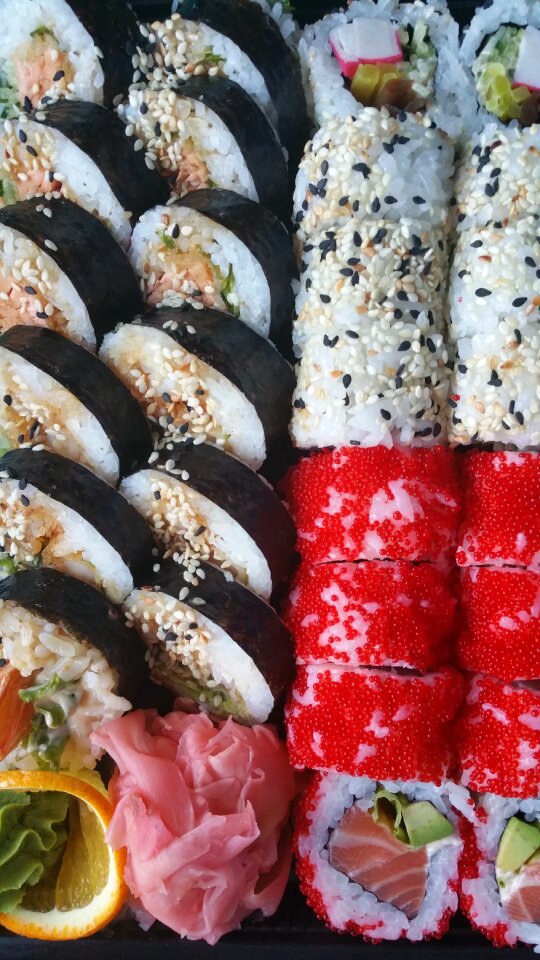 Japanese roll rice