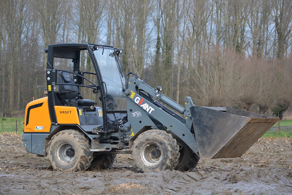 Field excavators bulldozer