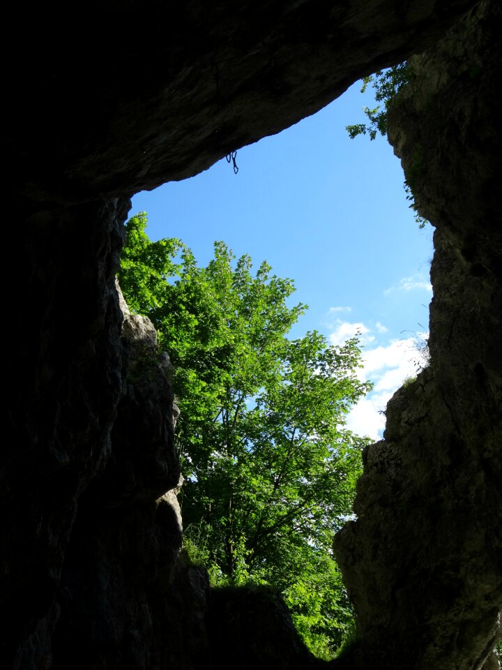 Nature the hole slit