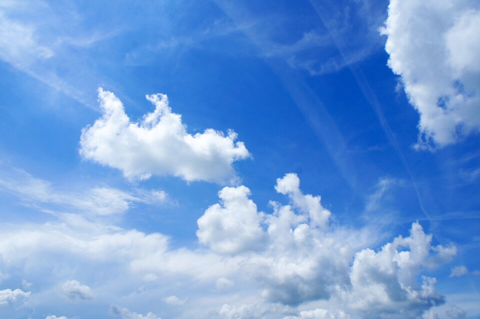 Clouds sky blue sky