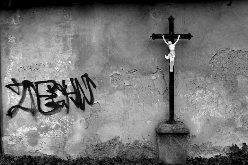 Black black and white photo still life