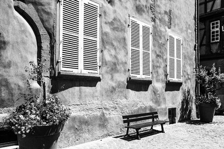 Wall historic center architecture