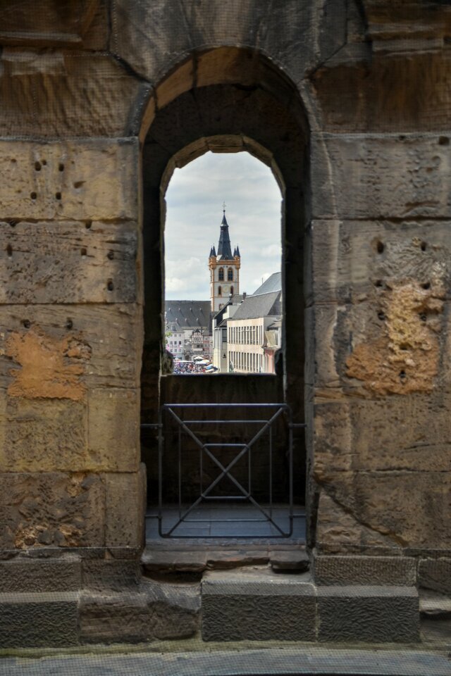 Porta nigra historically view