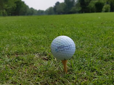Grass golf golf ball photo