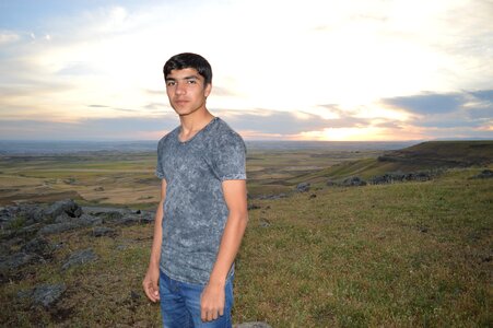 In the evening outdoor sunset
