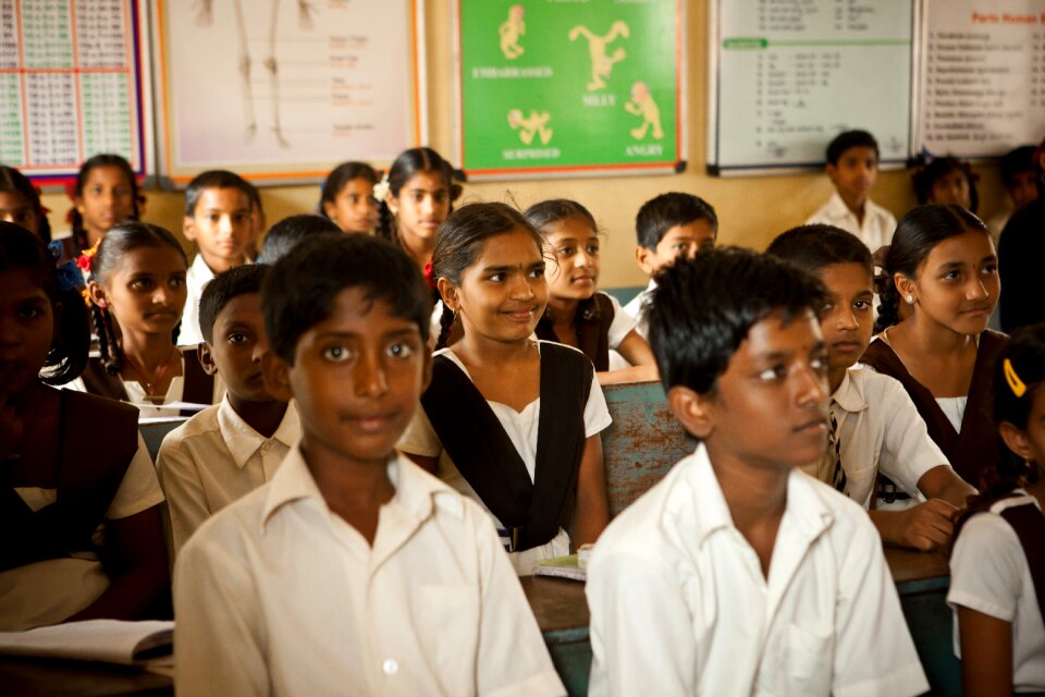 Smile class happy children