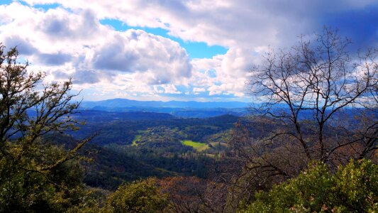 Nature scenery blue