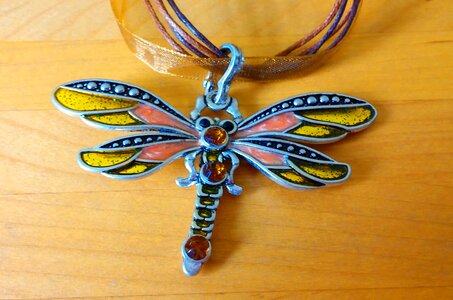 Fly pendant necklace