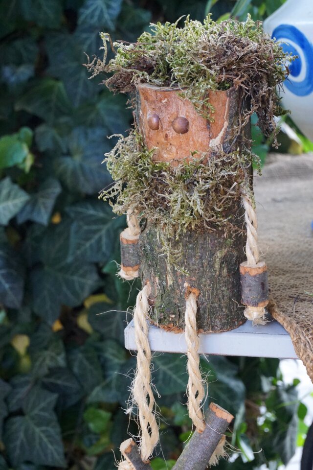 Hand labor deco garden