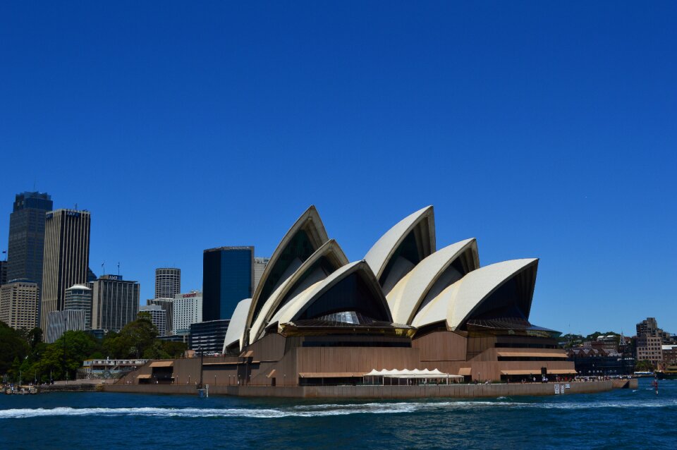 Architecture skyline sea