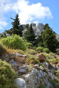 Mountains kos greece photo