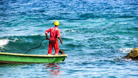 Maritime uniform red