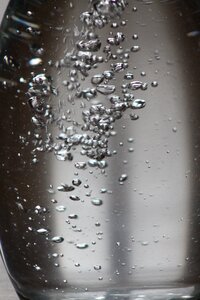Water bubbles clear thirst photo