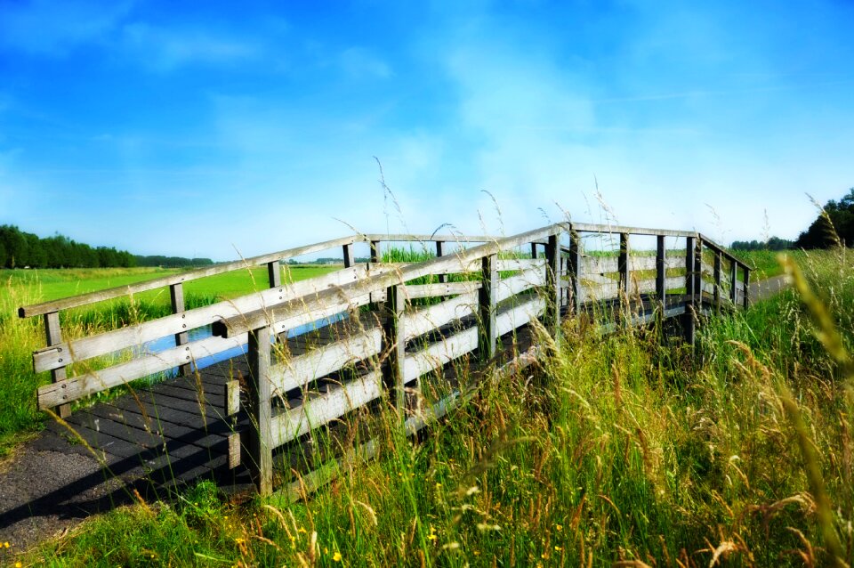 Dutch landscape polder scenic photo