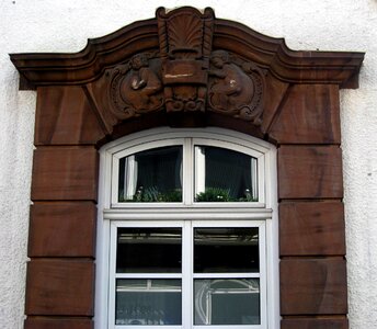 Ornaments old window facade