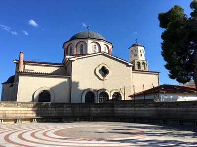 The old town church landmark
