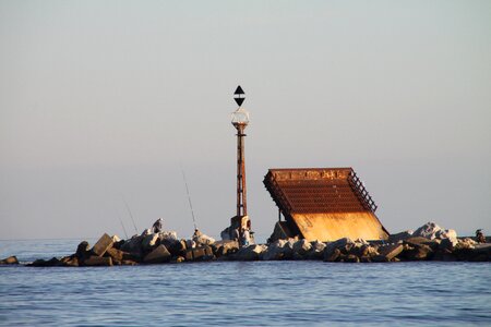 Beach fishing spring